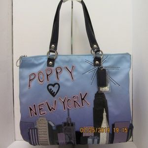 Coach poppy new york tote
